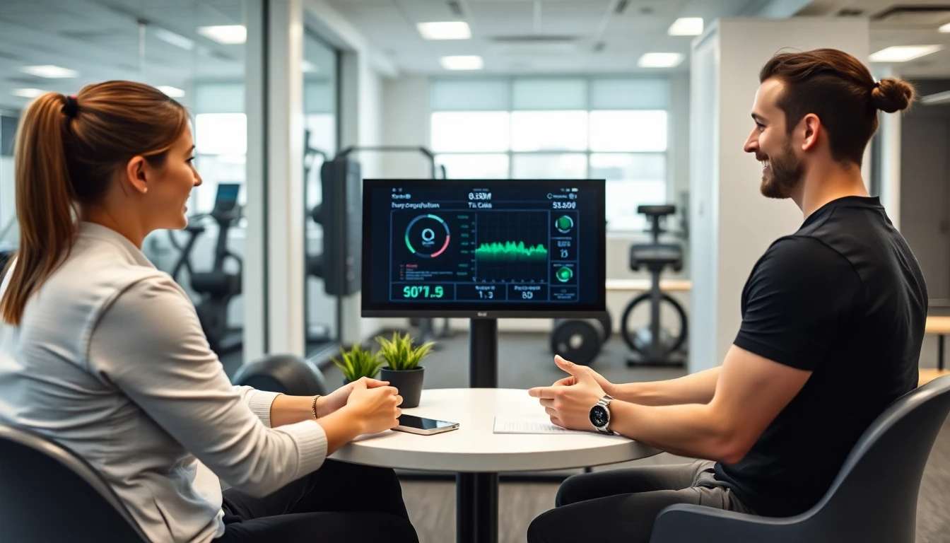 データを見ながらの丁寧なカウンセリング風景